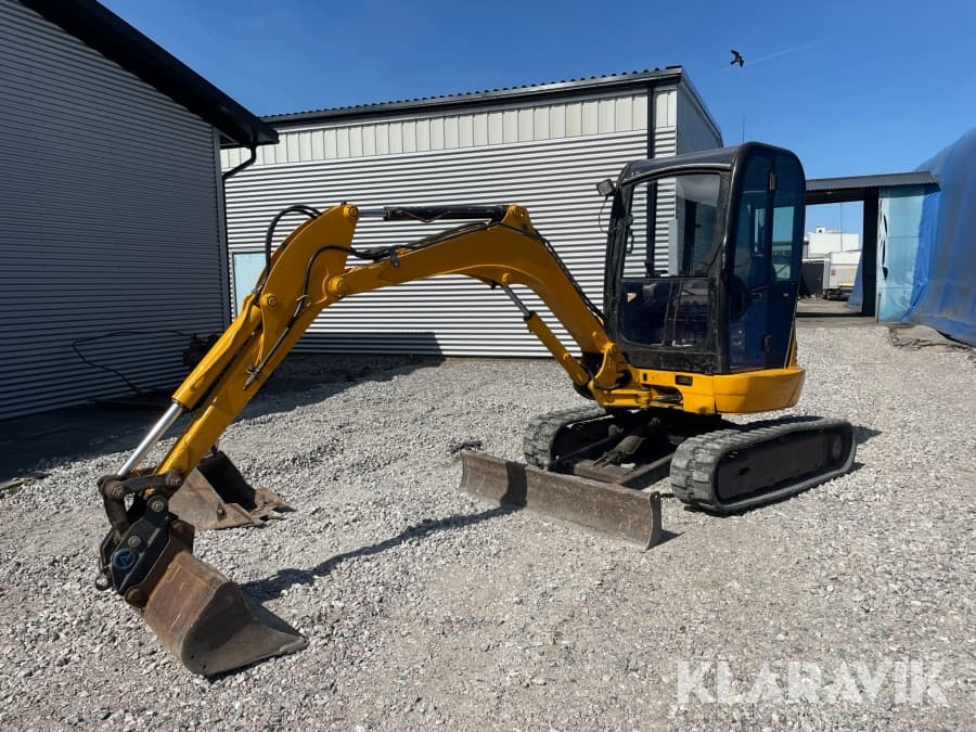 JCB 8030 Bagger von 2009, seitliche Ansicht