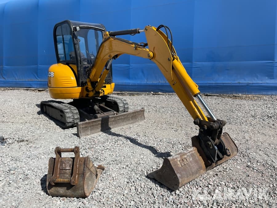 JCB 8030 Bagger von 2009, seitliche Ansicht