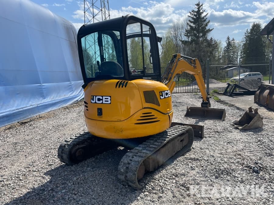 JCB 8030 Bagger von 2009, seitliche Ansicht