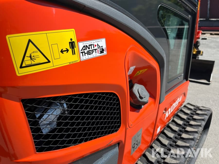 Kubota KX019-4 Minibagger Seitenansicht