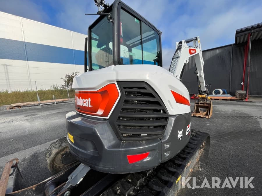Nahaufnahme Bobcat E55Z Motor