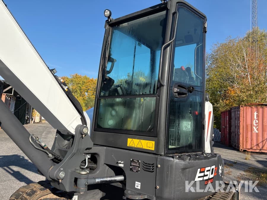 Bobcat E50Z 2022 auf Baustelle